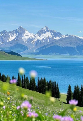 早春-伊犁-伊宁-六星街-库尔德宁-恰西草原-特克斯八卦城-琼库什台-果子沟-赛里木湖VIP环湖6日